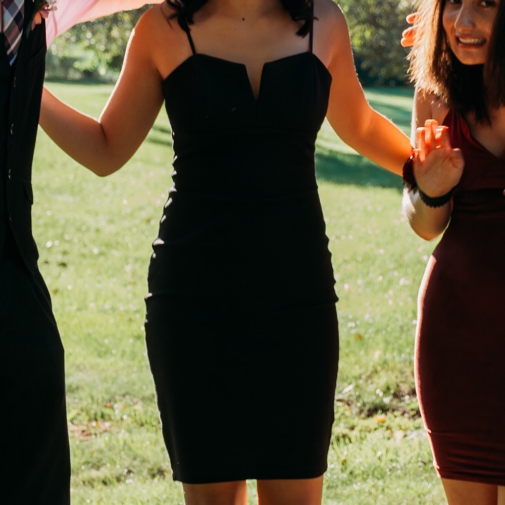 CUTEST HOCO BLACK DRESS